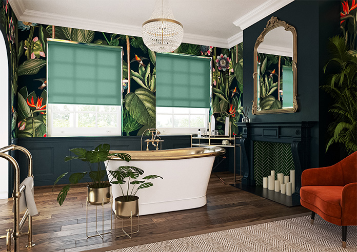 Trapani, Hunter Green - Roller Blind - Image 7